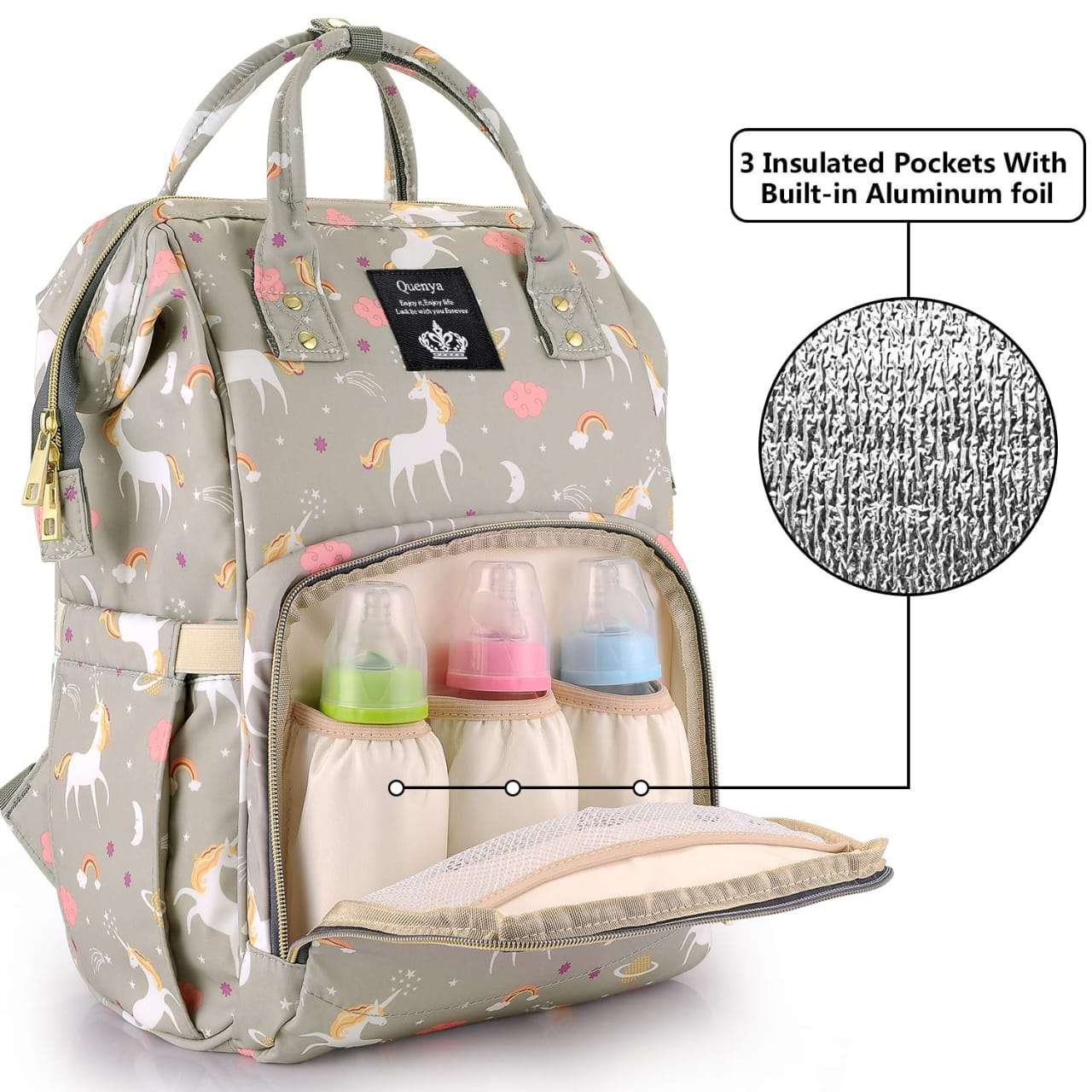 Baby Diaper Bag Pack - Alpaca 🦙 - Image 13