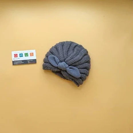 Baby Wool Cap - Bow - Winter - Image 7