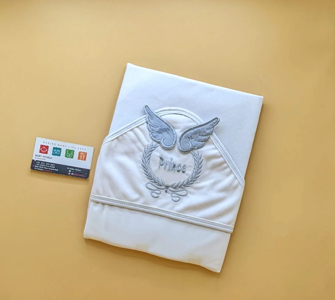 Hooded Wrapping Sheet/Blanket - Winter - Wings (Prince/Princess) - Image 9