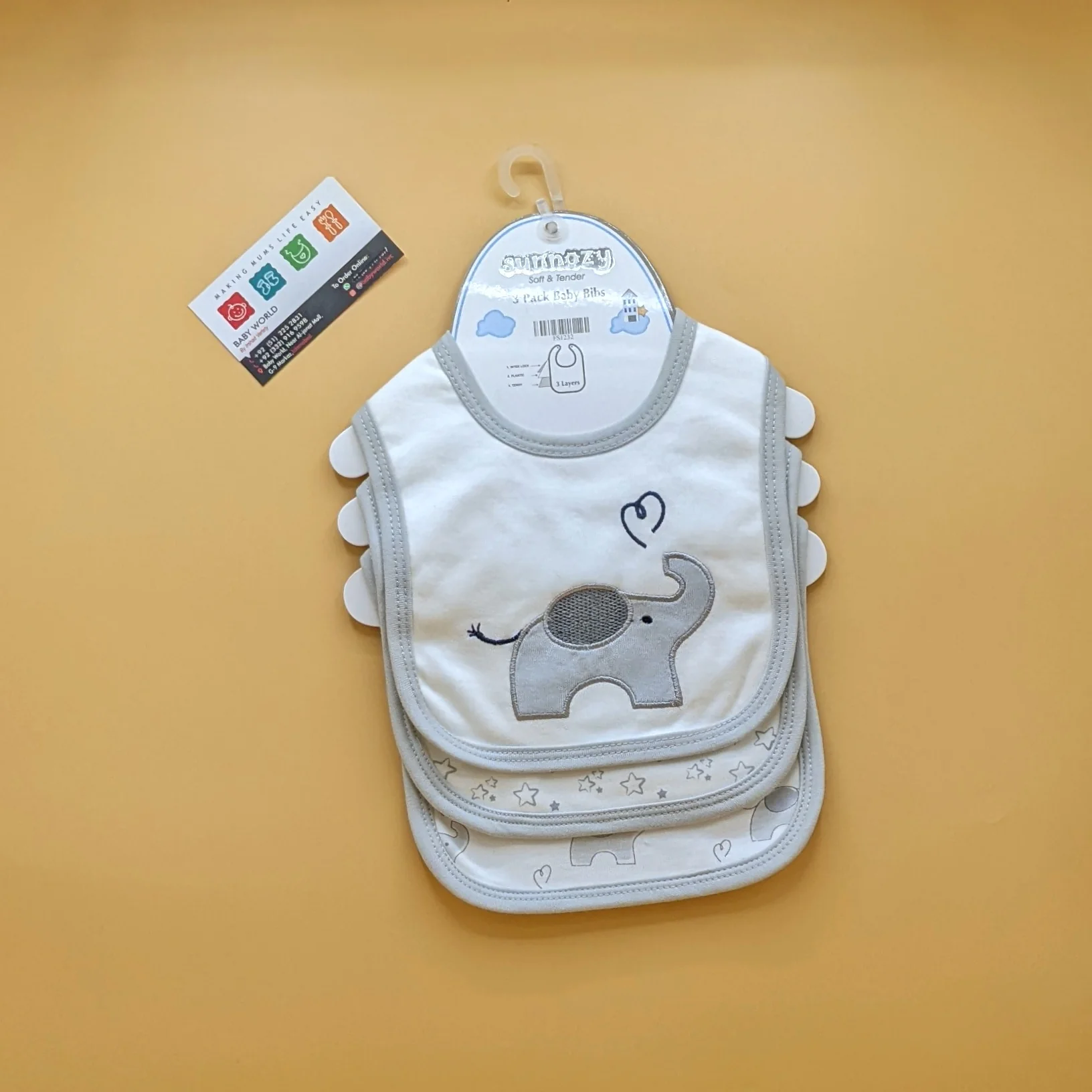 Pack of 3 Bibs - Image 4